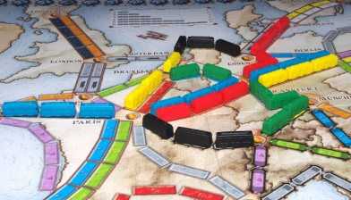 Ticket to Ride - Europe: In play